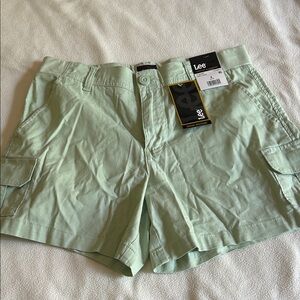 Lee Women's Light Green Cargo Shorts